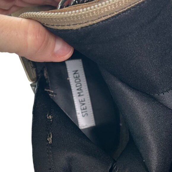 Steve Madden Quin Nubuck Leather Tall Boots Tan Brown size 39 (8.5-9) - Picture 12 of 14